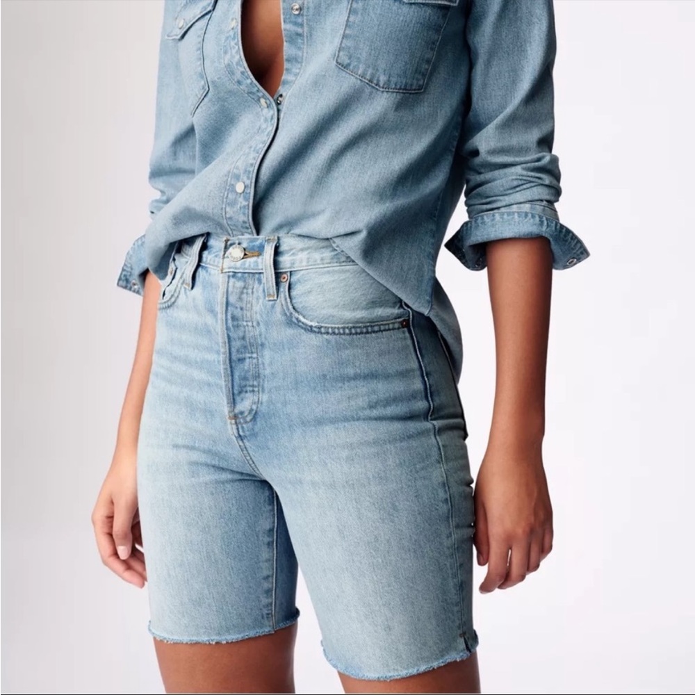 Denim forum shorts